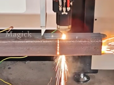 8mm square tube laser cutting