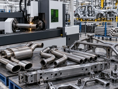 Laser cut tubes and structural components for automotive manufacturing