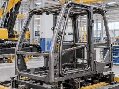 Metal tube frame components for construction machinery manufacturing