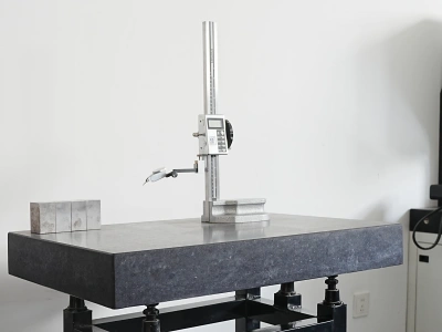 Precision height gauge for mechanical assembly inspection