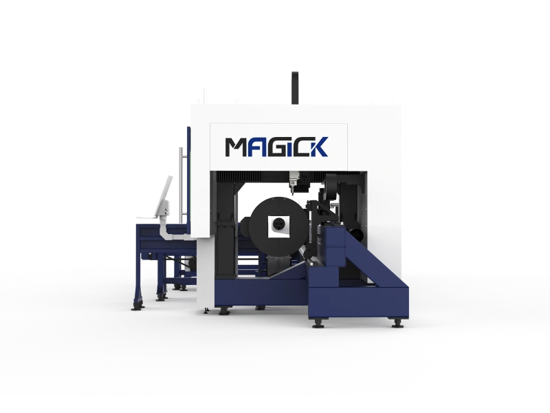 MK-6024T2C heavy duty metal tube cutting machine for large diameter pipe processing