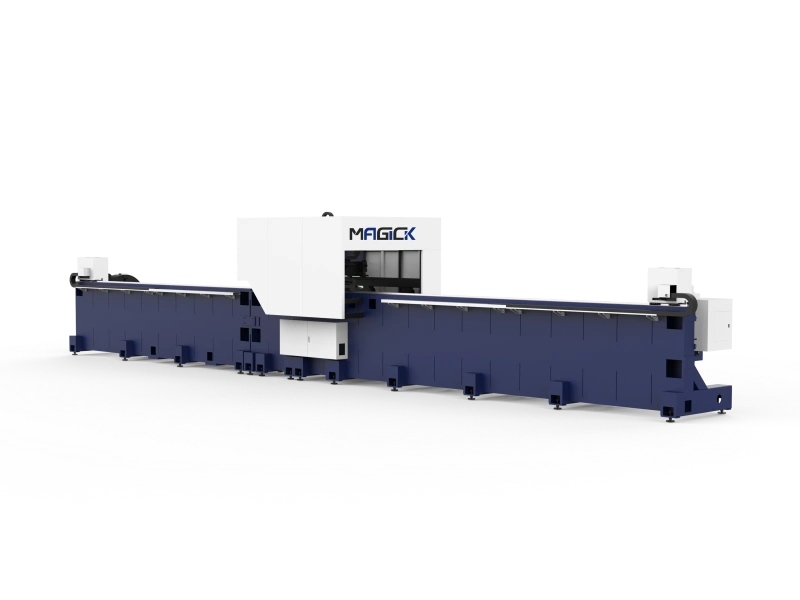 Máquina de corte por láser de tubos MK-T3C con tres mandriles