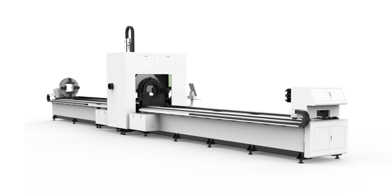 MAGICK MK-T3W three chuck tube laser cutter for heavy duty processing