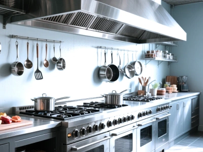 Stainless steel commercial kitchen equipment and metal tube applications