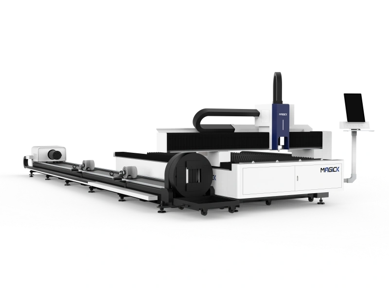 MAGICK MK-ST sheet and tube fiber laser cutting machine overall view