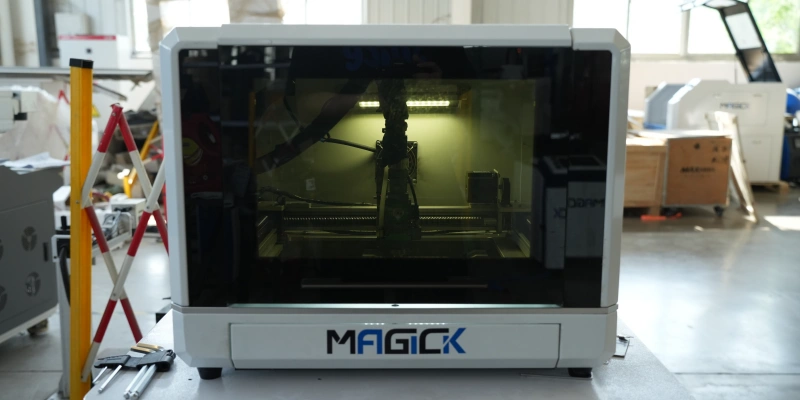 MAGICK MK-DC enclosed hybrid laser cutting machine for metal and nonmetal materials