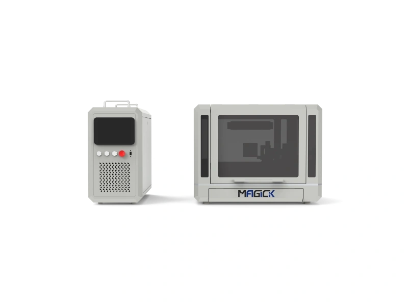 MAGICK MK-DC metal and nonmetal laser cutting machine with separate support unit